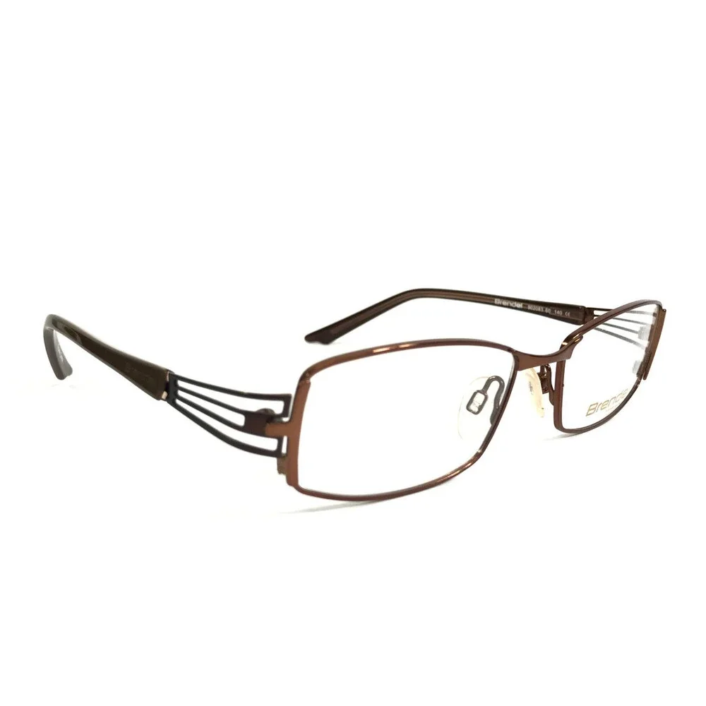 Brendel Eyeglasses Frames 902083 60 Brown Rectangle Full Rim 51-17-140